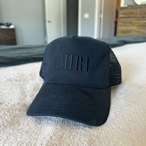 Like New All Black Amiri Hat